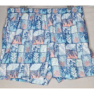 Caribbean tropical print swim trunks‎ XL